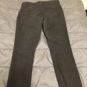 curvy skinny jeans, black size 10
